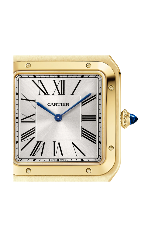 SANTOS-DUMONT MODELLO EXTRA-LARGE, ORO GIALLO, MANUALE - WGSA0108