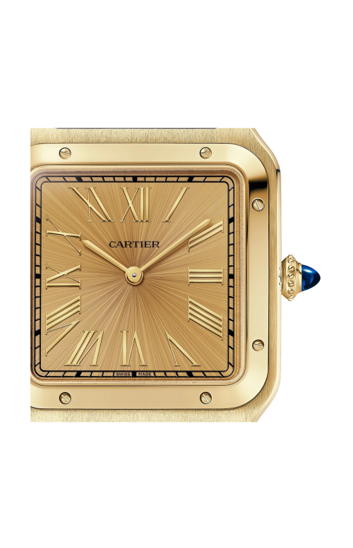 SANTOS-DUMONT MODELLO EXTRA-LARGE, ORO GIALLO, MANUALE - LIMITED EDITION - WGSA0111