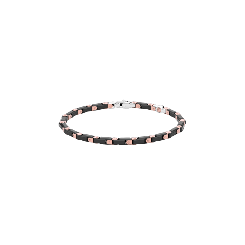 BRACCIALE ZANCAN IN ORO 18KT E CERAMICA NERA - KB040R-N