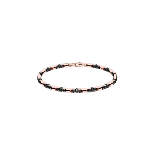 BRACCIALE ZANCAN IN ORO 18 KT E CERAMICA NERA - KB053R-N