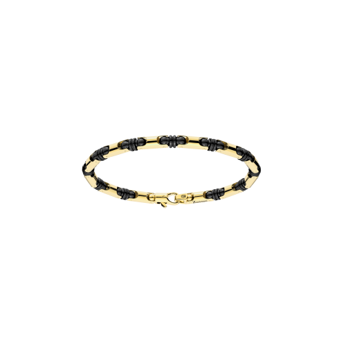 BRACCIALE ZANCAN IN ORO 18KT E CERAMICA - KB052G-N