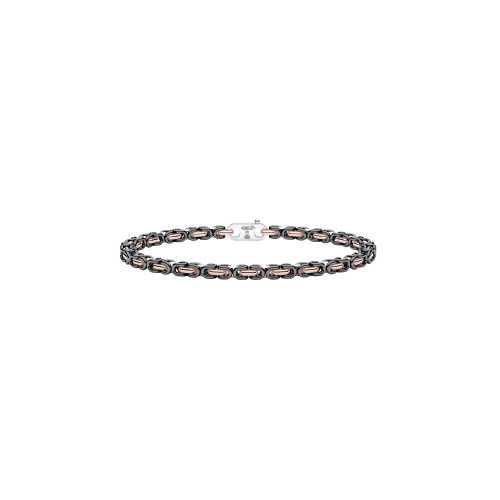 BRACCIALE ZANCAN IN ORO 18KT E CERAMICA NERA - KB056R-N