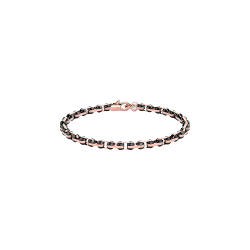 BRACCIALE ZANCAN IN ORO 18 KT E CERAMICA NERA - KB054R-N