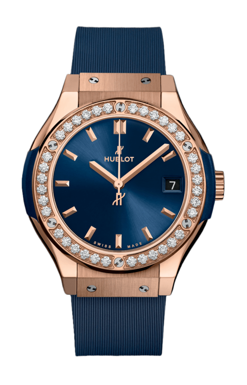 CLASSIC FUSION KING GOLD BLUE DIAMONDS 33 MM - 581.OX.7180.RX.1104