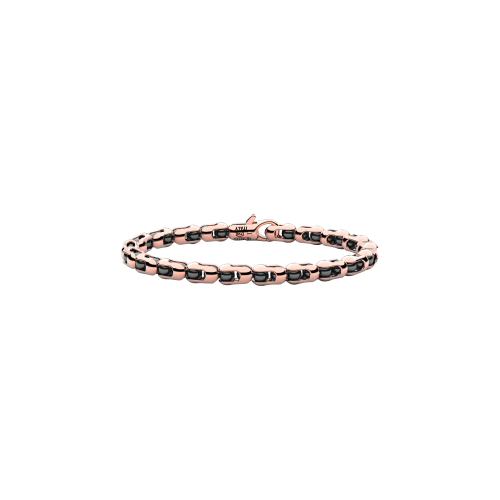 BRACCIALE ZANCAN IN ORO 18 KT E CERAMICA NERA - KB059R-N
