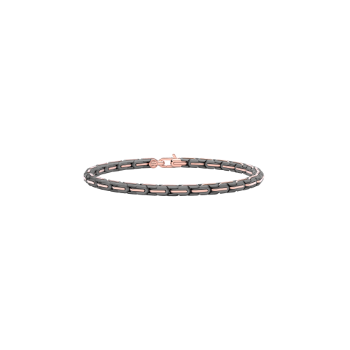 BRACCIALE ZANCAN IN ORO 18 KT E CERAMICA NERA - KB060R-N