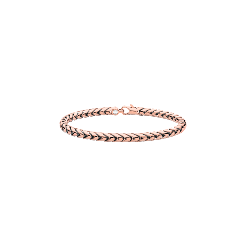 BRACCIALE ZANCAN IN ORO 18KT E CERAMICA NERA - KB046R-N