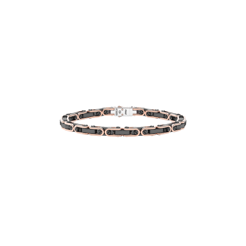 BRACCIALE ZANCAN IN ORO 18KT E CERAMICA - KB038R-N
