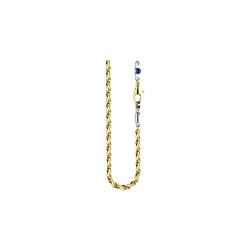 COLLANA ZANCAN IN ORO 18KT CON DIAMANTI E ZAFFIRI - UC073GB