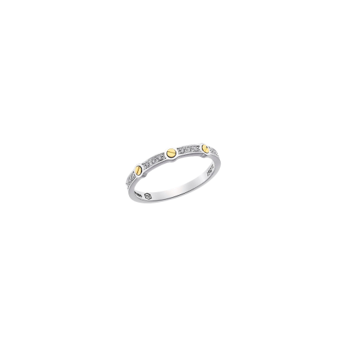 ANELLO ZANCAN IN ORO 18KT E DIAMANTI - EA135BG