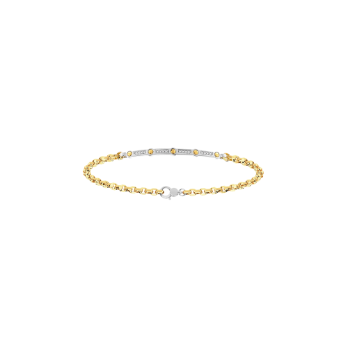 BRACCIALE ZANCAN IN ORO 18KT E DIAMANTI - UB001GB
