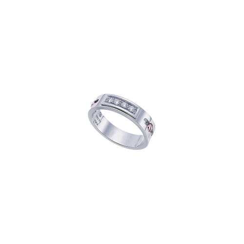 ANELLO ZANCAN IN ORO 18KT E DIAMANTI - EA108BR