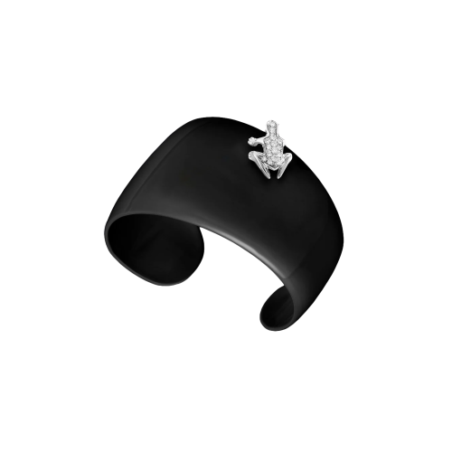 BRACCIALE HAPPY FROG CUFF B&W - DHF03BRTNBBDI