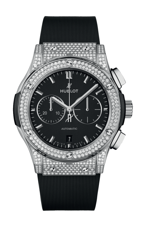 CLASSIC FUSION CHRONOGRAPH TITANIUM PAVÉ 42 MM - 541.NX.1171.RX.1704