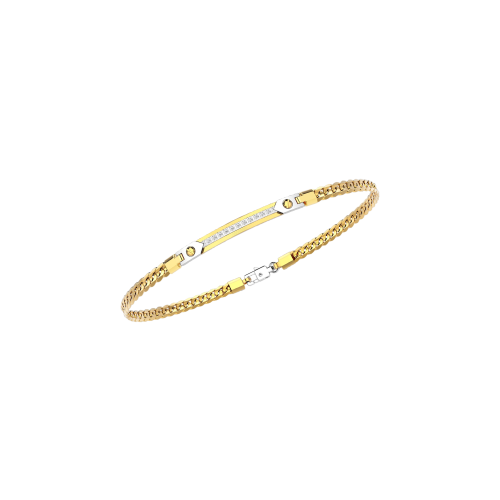 BRACCIALE ZANCAN IN ORO 18KT E DIAMANTI - EB681GB