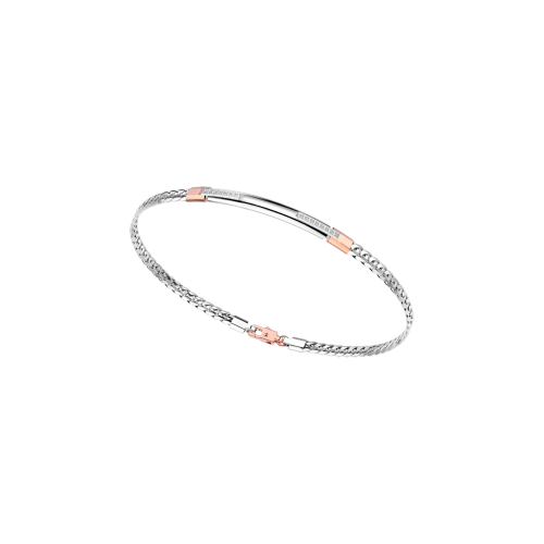BRACCIALE ZANCAN IN ORO BIANCO CON DIAMANTI - EB677BR