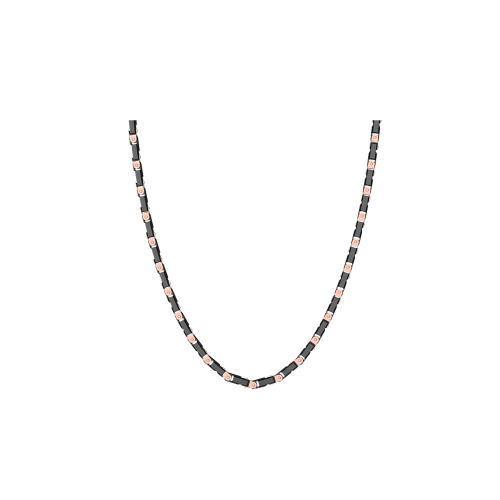 COLLANA ZANCAN IN ORO 18KT E CERAMICA NERA - KC060R