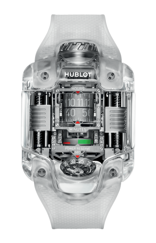 EXCEPTIONAL TIMEPIECES MP-10 TOURBILLON WEIGHT ENERGY SYSTEM SAPPHIRE 54,1 X 41,5 MM - LIMITED EDITION - 910.JX.0001.RT
