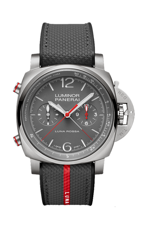 LUMINOR CHRONO FLYBACK LUNA ROSSA TITANIO - LIMITED EDITION - PAM01654