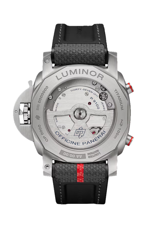 LUMINOR CHRONO FLYBACK LUNA ROSSA TITANIO - LIMITED EDITION - PAM01654