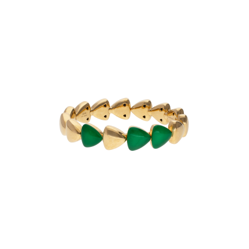 BRACCIALE FRECCIA MIDI IN ORO ROSA E CRISTALLO GIADA - 0N1501BR251