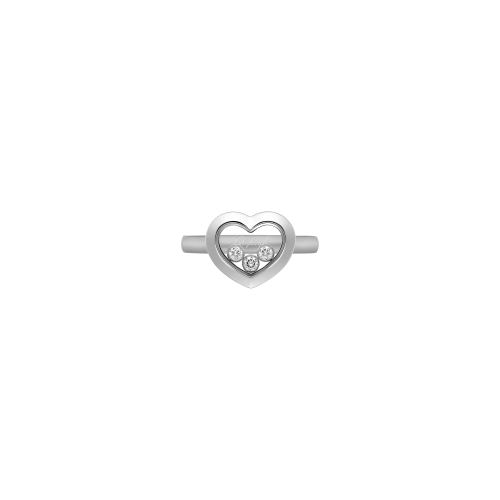 CHOPARD - ANELLO HAPPY DIAMONDS ICONS, ORO BIANCO ETICO, DIAMANTI - 82A611-1000