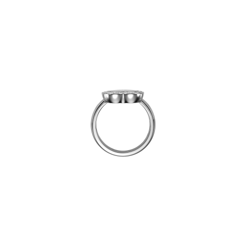 CHOPARD - ANELLO HAPPY DIAMONDS ICONS, ORO BIANCO ETICO, DIAMANTI - 82A611-1200