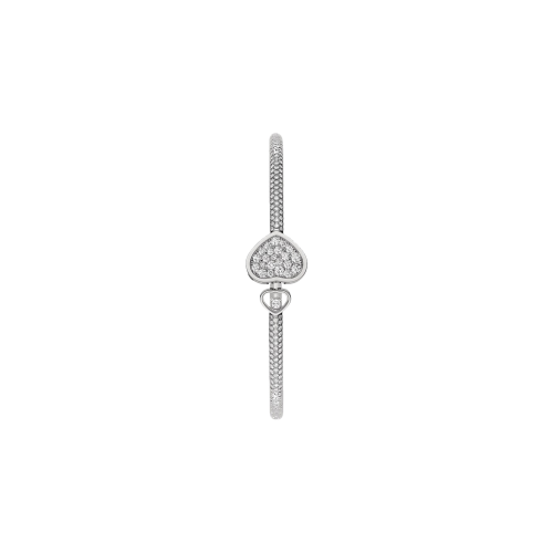 CHOPARD - BRACCIALE GIUNCO HAPPY DIAMONDS, ORO BIANCO ETICO, DIAMANTI - 85A480-1900