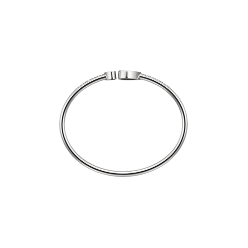 CHOPARD - BRACCIALE GIUNCO HAPPY DIAMONDS, ORO BIANCO ETICO, DIAMANTI - 85A480-1900