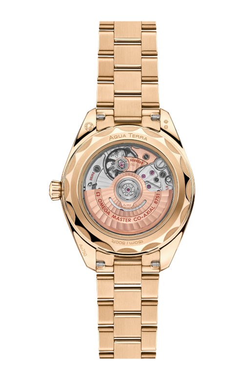 SEAMASTER AQUA TERRA 150M 30 MM, ORO MOONSHINE™ SU ORO MOONSHINE™ - 220.50.30.20.08.001