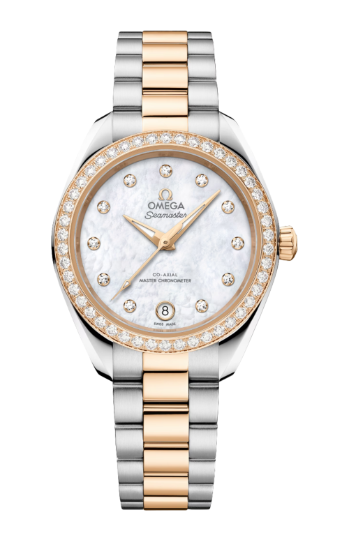 SEAMASTER AQUA TERRA 150M 30 MM, ACCIAIO-ORO MOONSHINE™ SU ACCIAIO-ORO MOONSHINE™ - 220.25.30.20.55.001