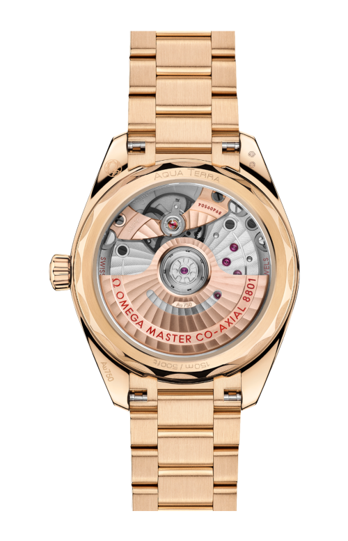 SEAMASTER AQUA TERRA SHADES 34 MM, ORO MOONSHINE™ SU ORO MOONSHINE™ - 220.50.34.20.08.001