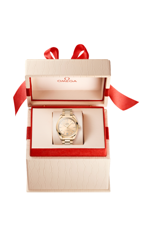 SEAMASTER AQUA TERRA SHADES 34 MM, ORO MOONSHINE™ SU ORO MOONSHINE™ - 220.50.34.20.08.001