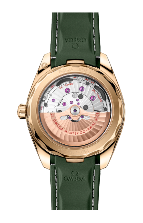 SEAMASTER AQUA TERRA 150M 41 MM, ORO MOONSHINE™ SU CAUCCIÙ - 220.52.41.21.10.001