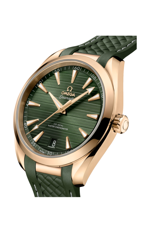 SEAMASTER AQUA TERRA 150M 41 MM, ORO MOONSHINE™ SU CAUCCIÙ - 220.52.41.21.10.001