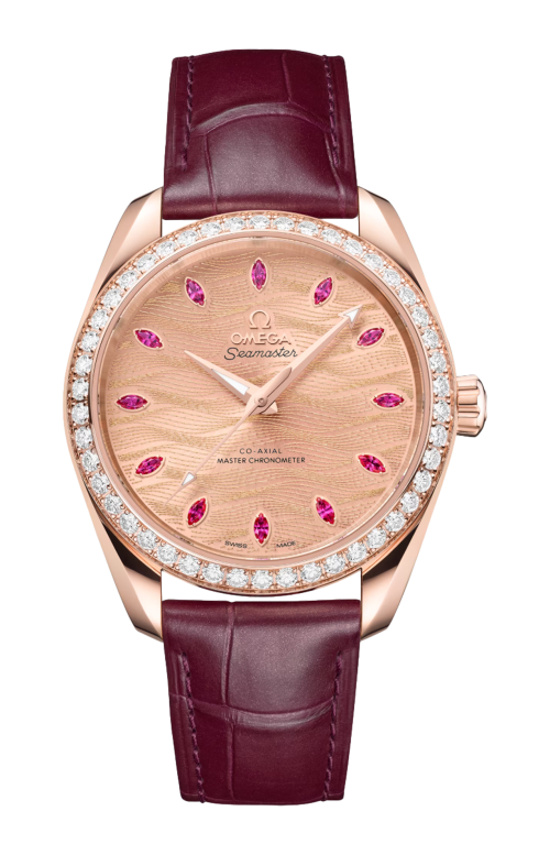 SEAMASTER AQUA TERRA 150M 38 MM, ORO SEDNA™ SU PELLE - 220.58.38.20.99.007