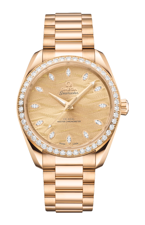 SEAMASTER AQUA TERRA 150M 38 MM, ORO MOONSHINE™ SU ORO MOONSHINE™ - 220.55.38.20.99.002