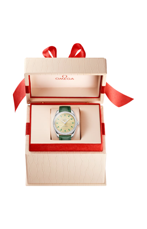 SEAMASTER AQUA TERRA 150M 38 MM, ORO CANOPUS GOLD™ SU PELLE - 220.58.38.20.99.008
