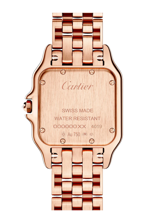 PANTHÈRE DE CARTIER  MODELLO MEDIO, ORO ROSA, DIAMANTI, QUARZO - WJPN0088