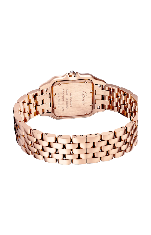 PANTHÈRE DE CARTIER  MODELLO MEDIO, ORO ROSA, DIAMANTI, QUARZO - WJPN0088