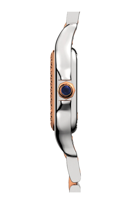 PANTHÈRE DE CARTIER MODELLO PICCOLO, ORO ROSA, ACCIAIO E DIAMANTI, QUARZO - W3PN0014