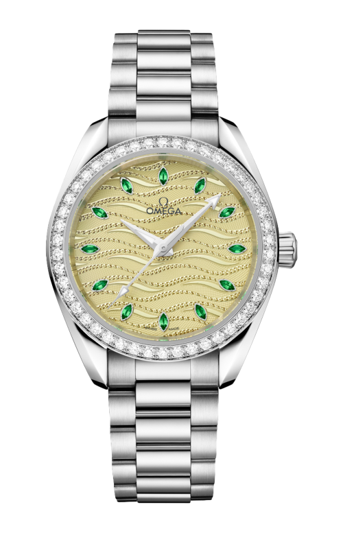 SEAMASTER AQUA TERRA 150M 34 MM, ORO CANOPUS GOLD™ SU ORO CANOPUS GOLD™ - 220.55.34.20.60.002