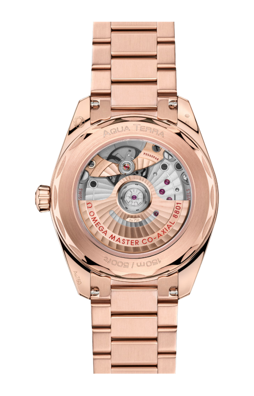 SEAMASTER AQUA TERRA SHADES 38 MM, ORO SEDNA™ SU ORO SEDNA™ - 220.50.38.20.10.001