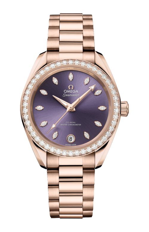 SEAMASTER AQUA TERRA SHADES 34 MM, ORO SEDNA™ SU ORO SEDNA™ - 220.55.34.20.60.001