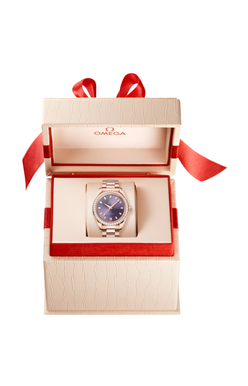 SEAMASTER AQUA TERRA SHADES 34 MM, ORO SEDNA™ SU ORO SEDNA™ - 220.55.34.20.60.001