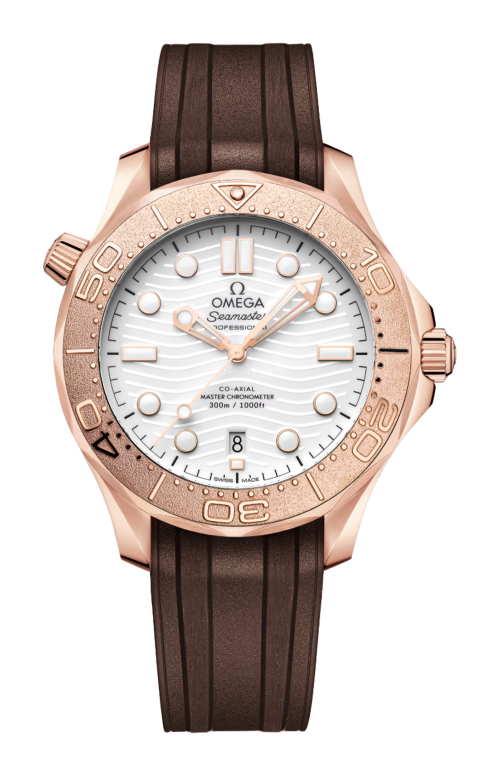 SEAMASTER DIVER 300M 42 MM, ORO SEDNA™ SU CAUCCIÙ - 210.52.42.20.04.001