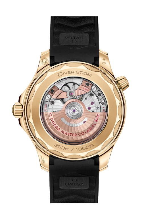 SEAMASTER DIVER 300M 42 MM, ORO MOONSHINE™ SU CAUCCIÙ - 210.62.42.20.01.003