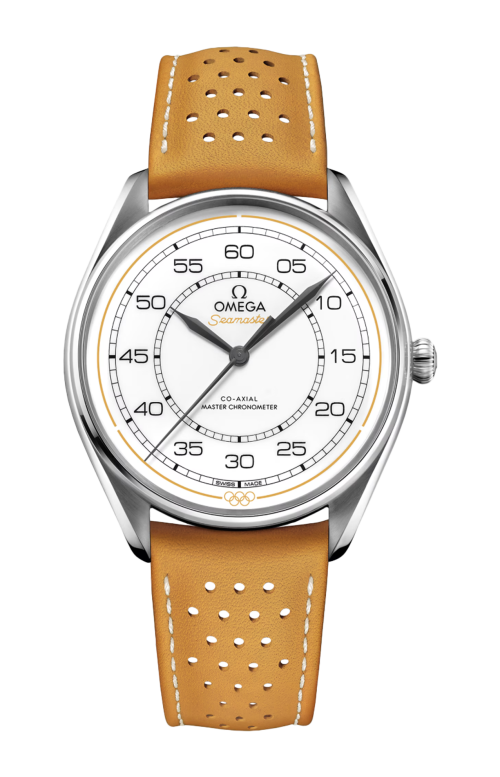 SEAMASTER OLYMPIC OFFICIAL TIMEKEEPER 39,5 MM, ACCIAIO SU PELLE - LIMITED EDITION - 522.32.40.20.04.002