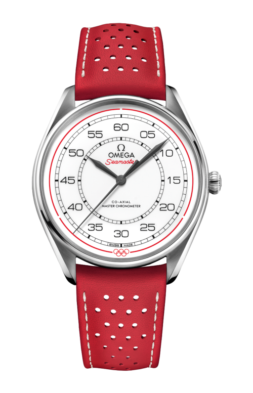 SEAMASTER OLYMPIC OFFICIAL TIMEKEEPER 39,5 MM, ACCIAIO SU PELLE - LIMITED EDITION - 522.32.40.20.04.004