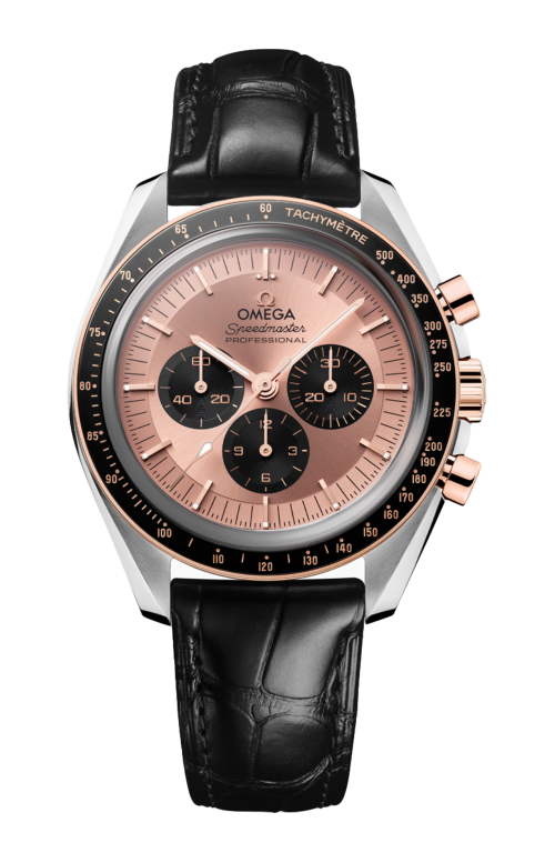 SPEEDMASTER MOONWATCH PROFESSIONAL 42 MM, ACCIAIO-ORO SEDNA™ SU ALLIGATORE - 310.23.42.50.99.001